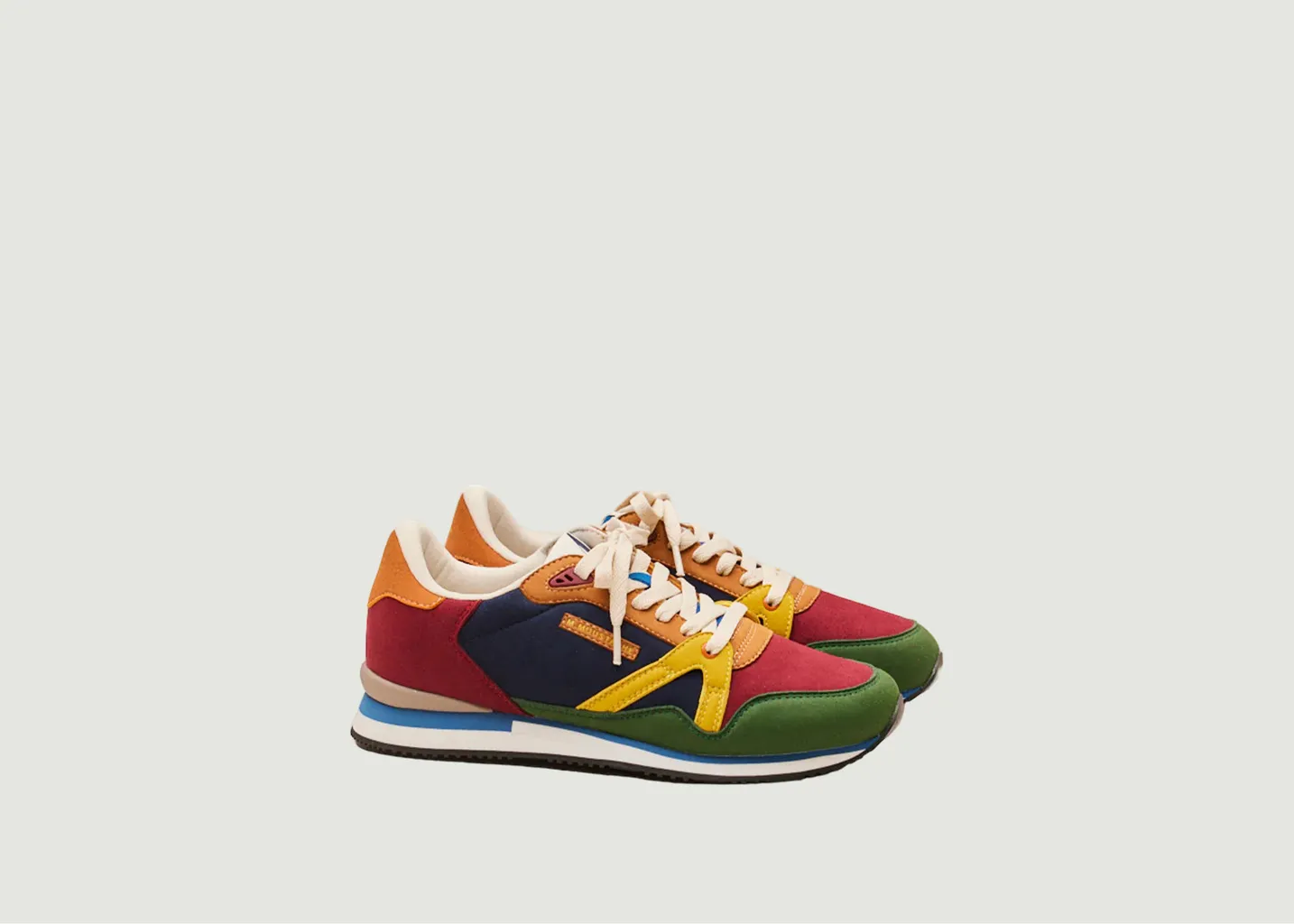 Sneakers basses multicolores vegan André M.Moustache