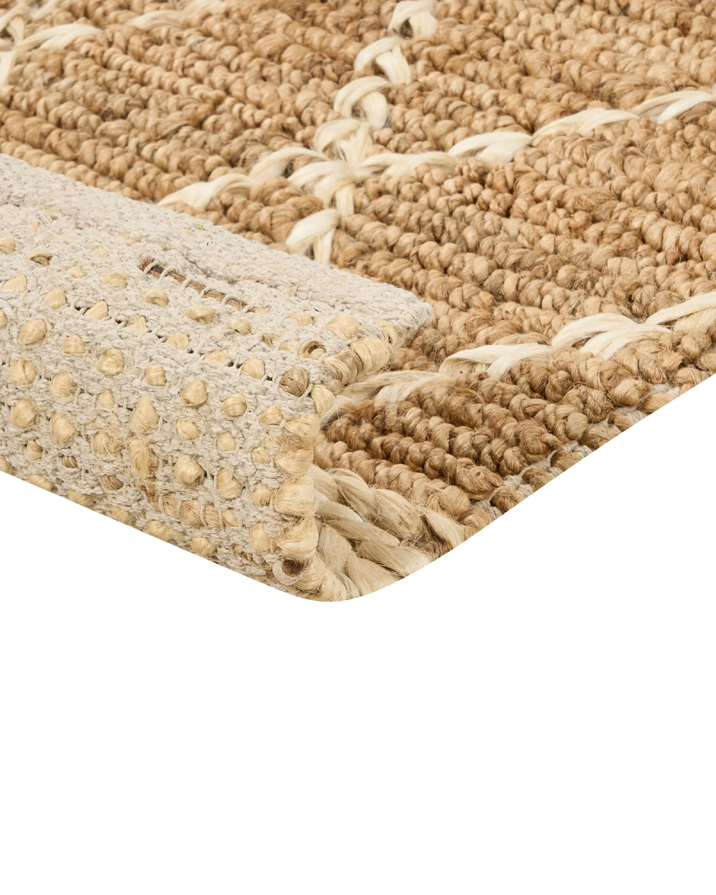 Vloerkleed ZORAVA Beige 200 x 300 cm Jute