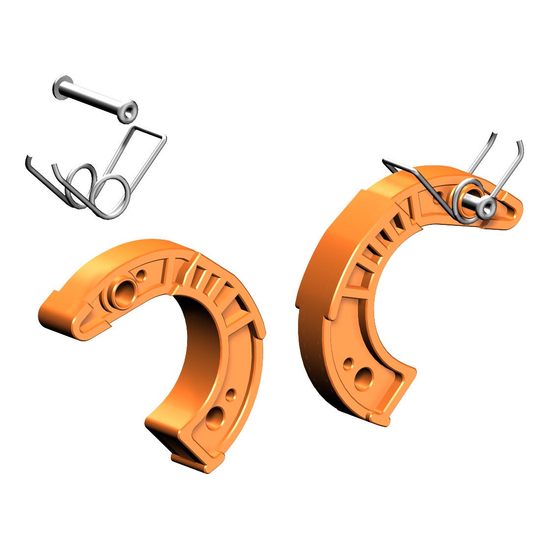 Layher vingers 48 mm paar, oranje cpl