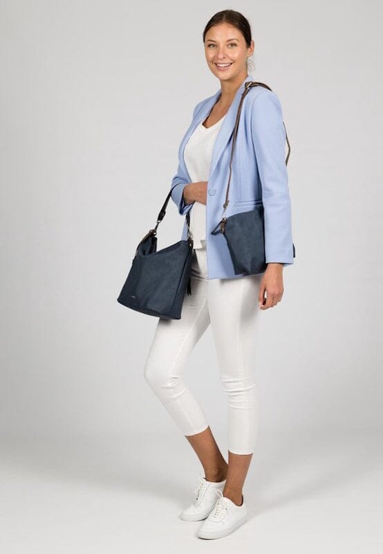 Emily & Noah Elke Bag in Bag Buidel Blue/Taupe