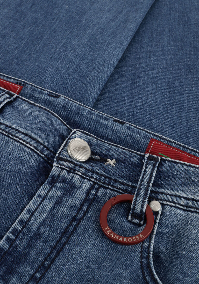 blauwe tramarossa slim fit jeans michelangelo