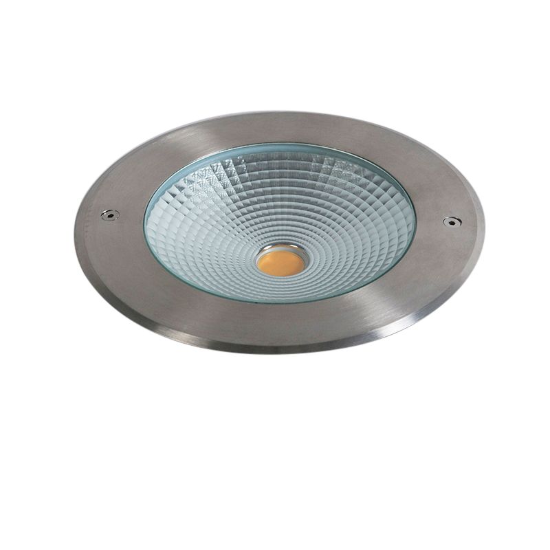Moderne grondspot staal incl. LED 20W - Bridge