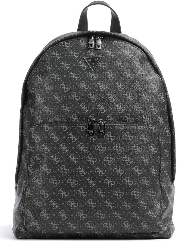 GUESS - Milano Backpack - Rugzak - Dark Black - Met Laptopvak