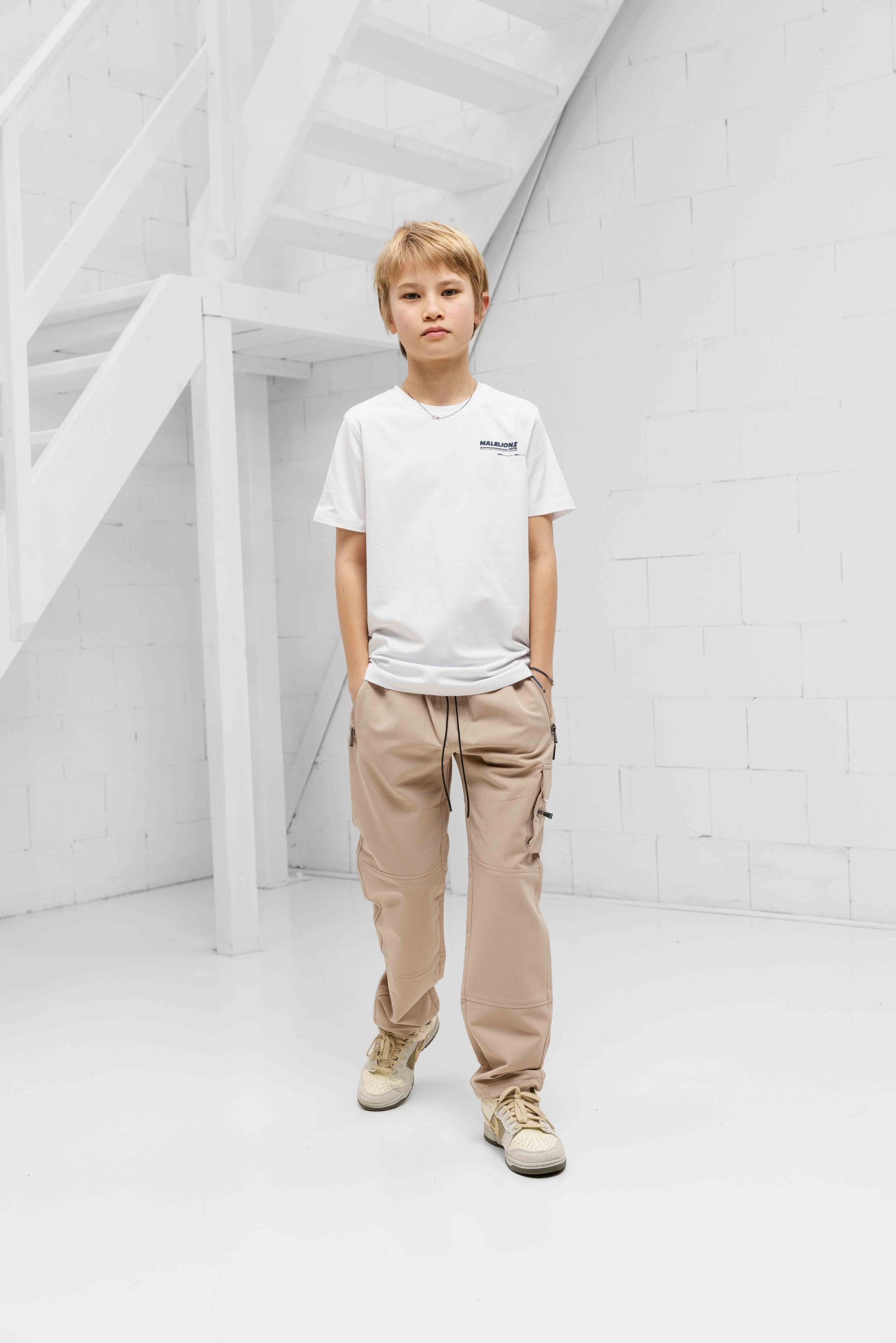Malelions Paradise T-Shirt Kids Wit