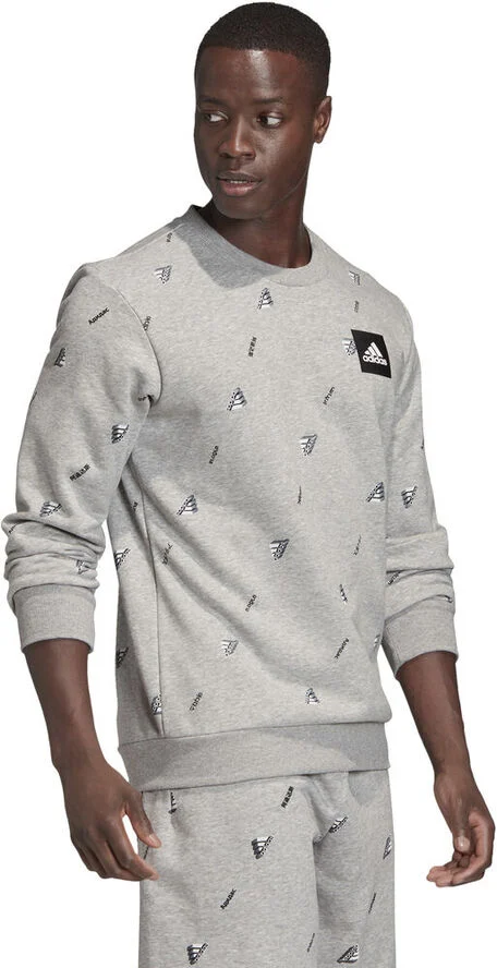 adidas Must Haves Graphic Crew sweatshirt Grå