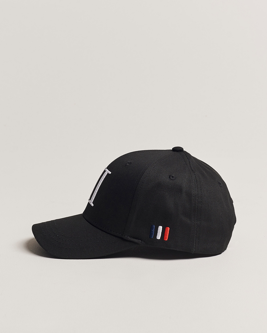 Les Deux Encore Organic Cotton Baseball Cap II Black/White