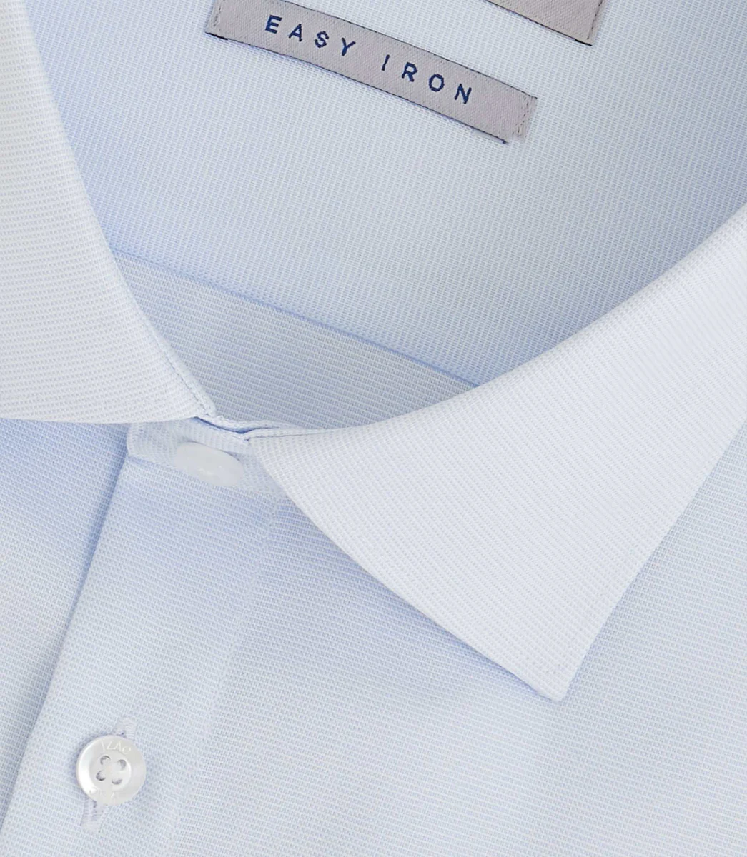 Chemise easy iron bleu ciel PRIMO