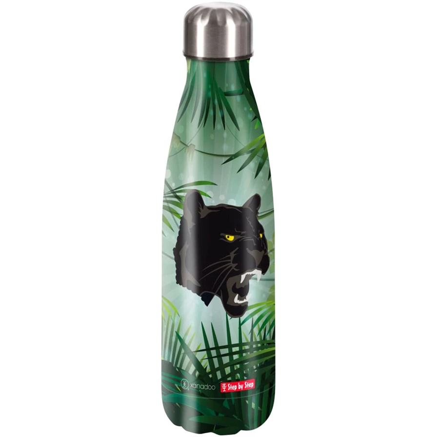 Step by Isolierte Edelstahl - Trinkflasche 500ml Wild Cat Chiko