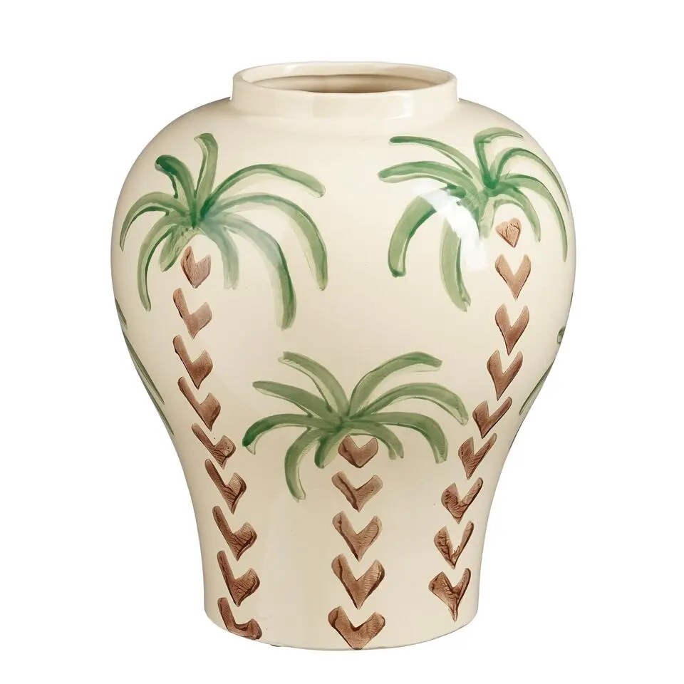 Mica Decorations Paradiso Vaas - H32 x Ø26 cm - Keramiek - Off-white