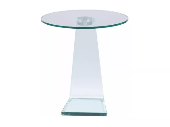 Table d'appoint en verre trempé - ERVILA