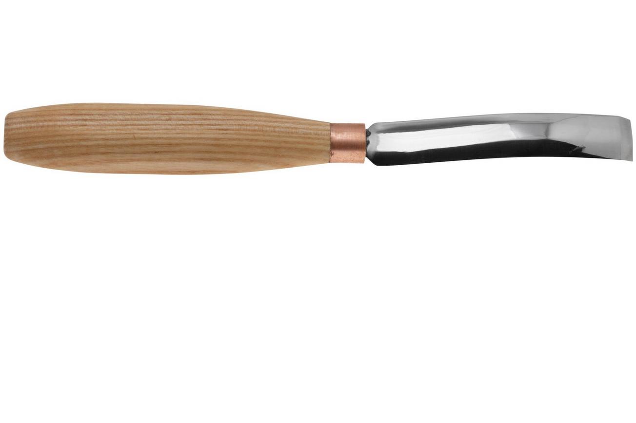 BeaverCraft Compact Long Bent Gouge K6L-15 Sweep 6, 15 mm, guts