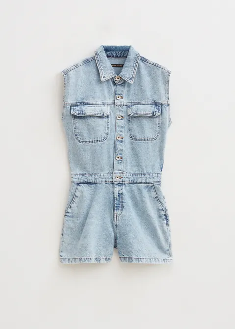 Denim playsuit blauw (BLW.USL)