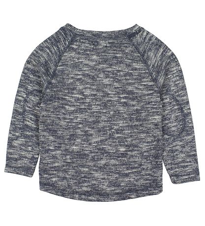 Mini Q Ture Bluse - Fredie - Blau Meliert