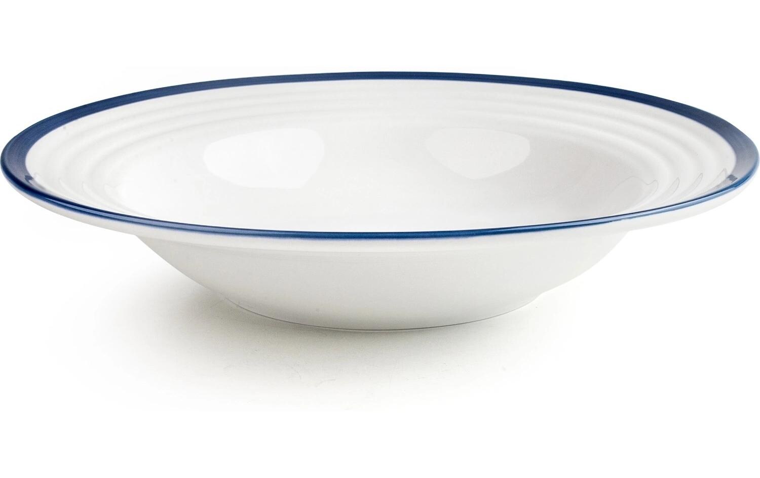 Teller-Set Provence 27.1-22.8-19.5 cm 12 Stück, Blau/WeissFür den täglichen Gebrauch geeignet
