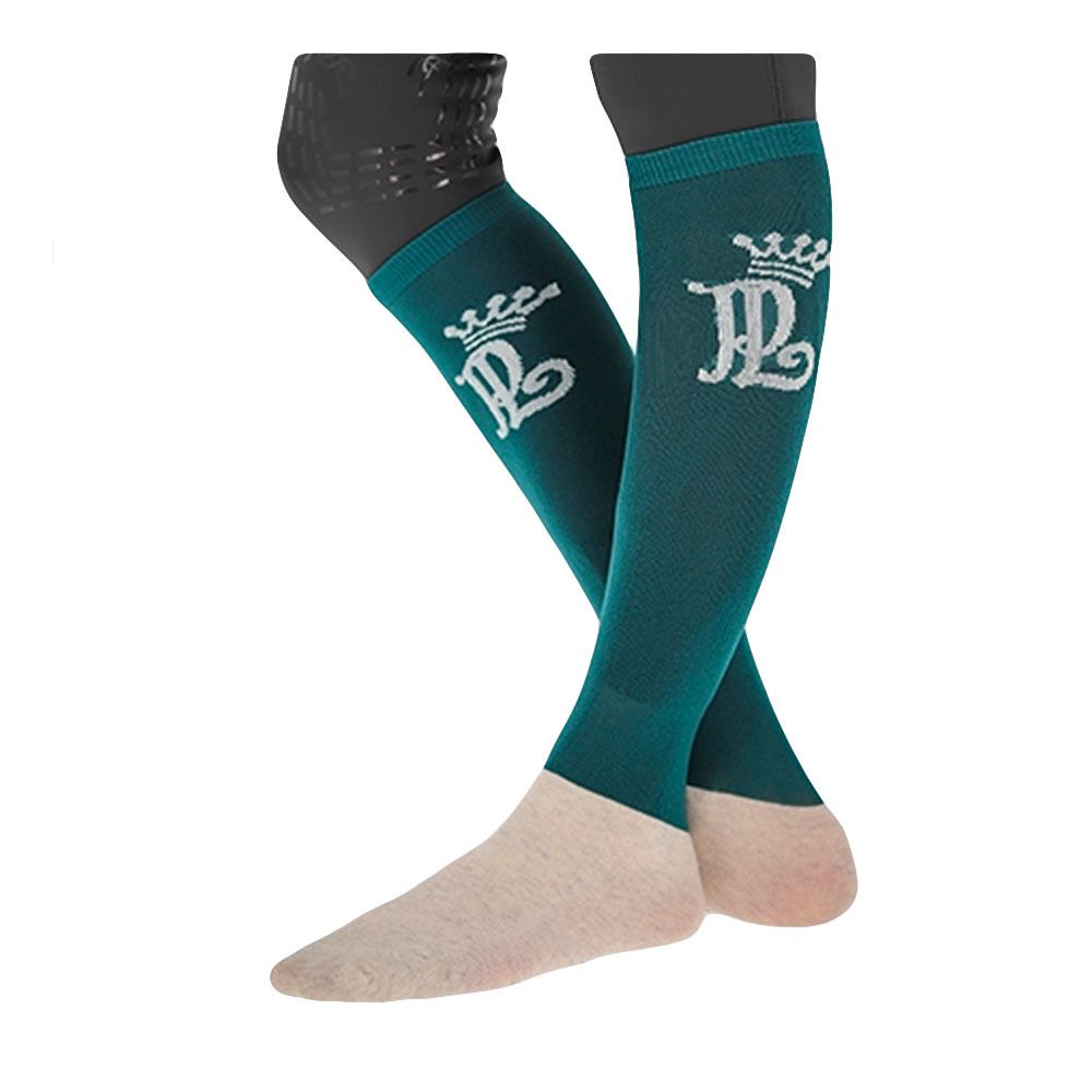 Pénélope CONCOURS - Chaussettes Femme vert foncé/crème