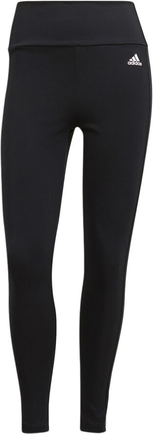 adidas Designed to Move High-Rise 3-Stripes 7/8 træningstights Sort