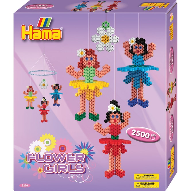 Hama - Bügelperlen Set - Flower Girls