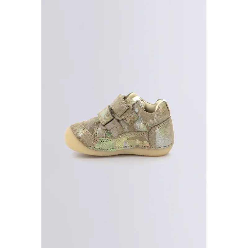 SOSTANKRO KAKI CAMO IRISE BOTTILLONS Cuir Garçon