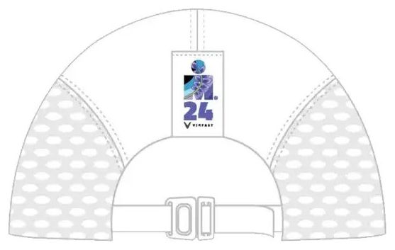Casquette Ironman World Championship Nice 2024 Event Tech Blanc