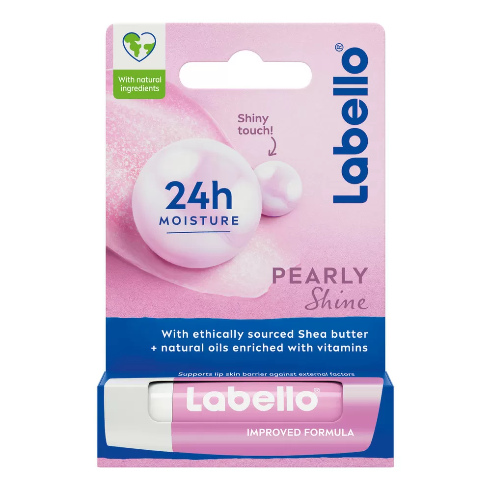 Labello Pearly Shine Lip Balm - 5,5 ml.