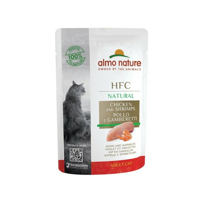 Almo Nature HFC Natural pour chat - Lot de 6 pochons 55 g
