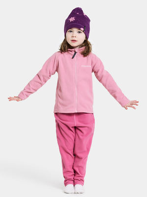 Didriksons Monte Fleecejakke, Light Heather Pink