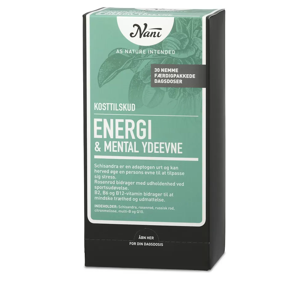 Nani Energi & Mental Ydeevne - 30 breve