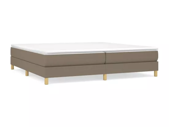 Sommier à lattes de lit Taupe 200x200 cm Tissu