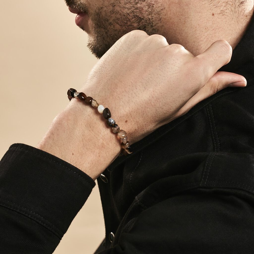Bracelet Jourdan Boreal Argent Blanc Jade