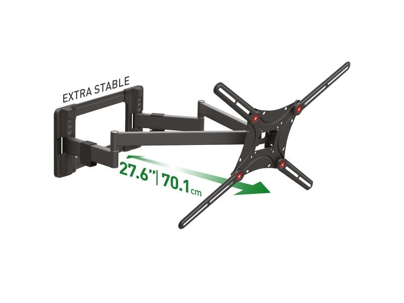 Barkan Wandhalterung WH 464L-SW Schwarz TV-Wandhalterung bis 90