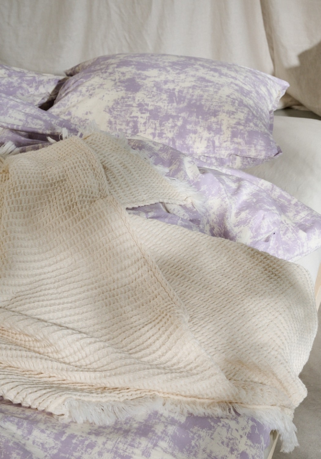 Lavie Kissenbezug Thea Undyed/Lavendel