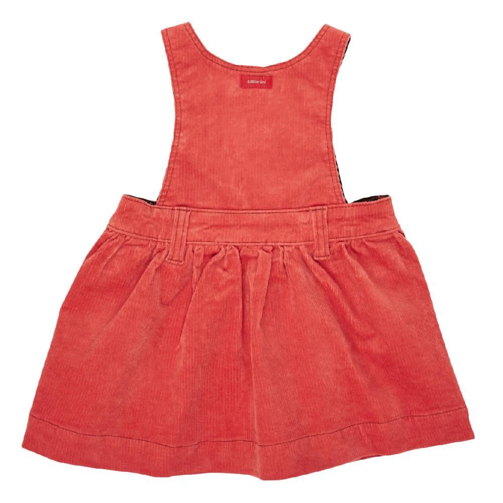 Catimini Robe Salopette Rouge Velours Bébé Catimini CR31003