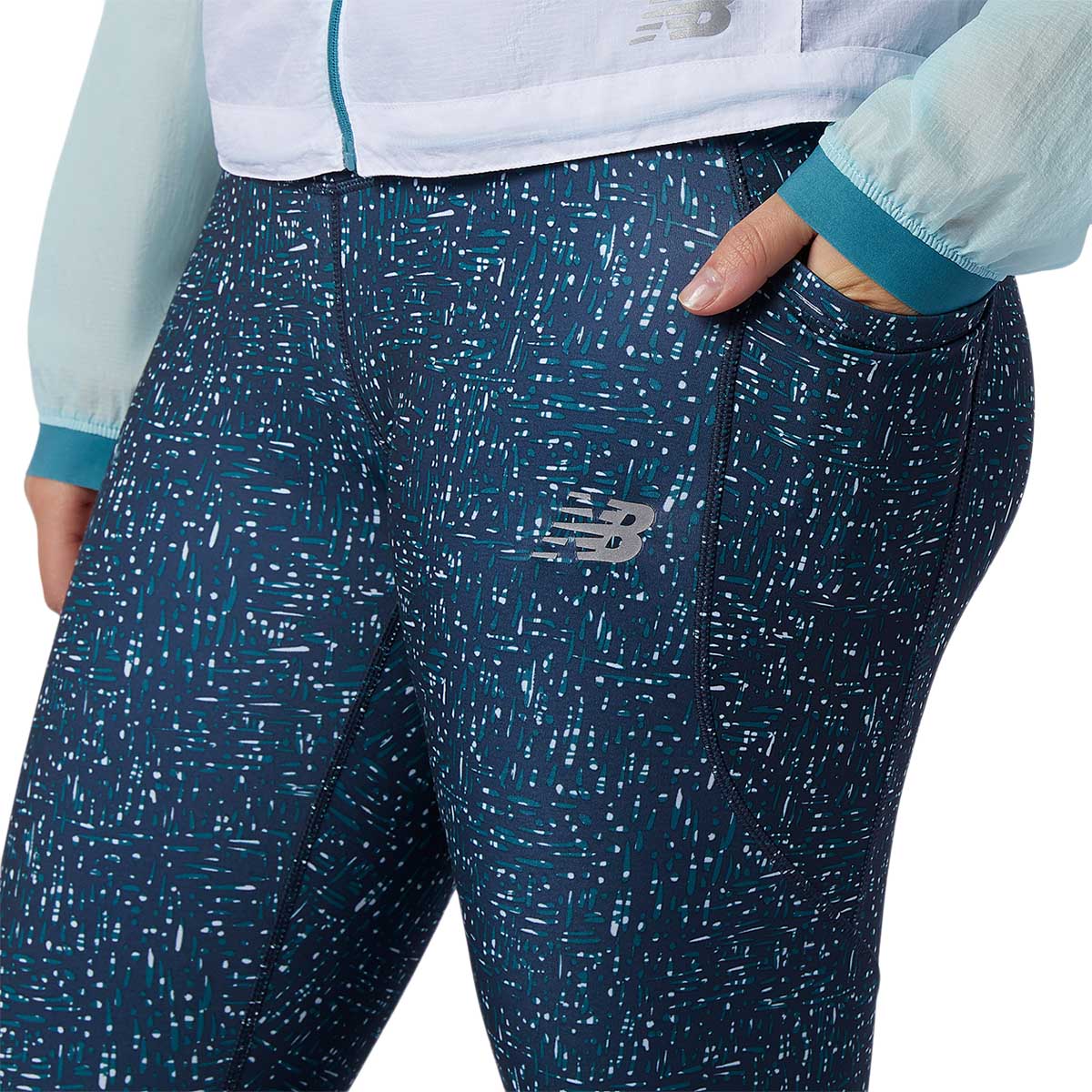 New Balance Printed Impact Run Løbetights Dame