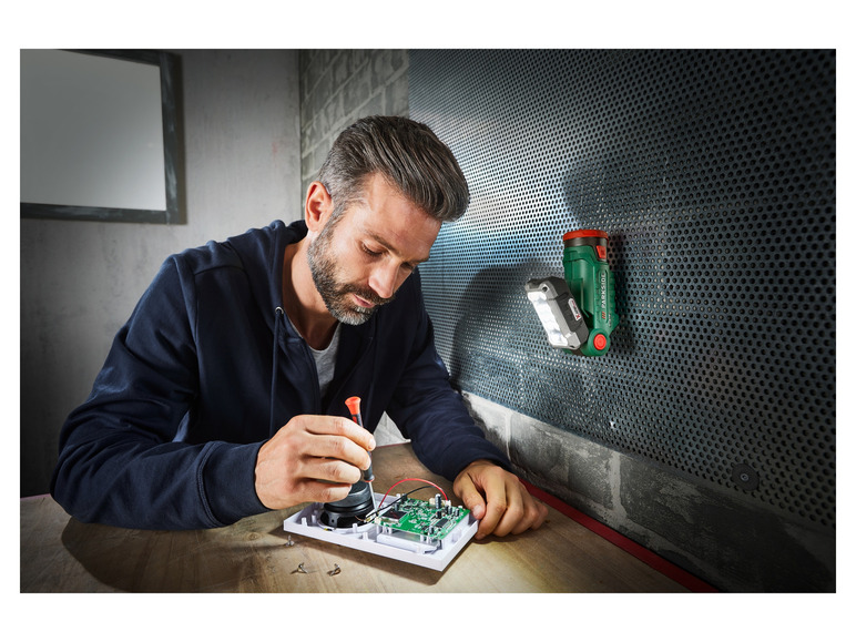 Accu-LED-werklamp 12 V zonder accu en lader