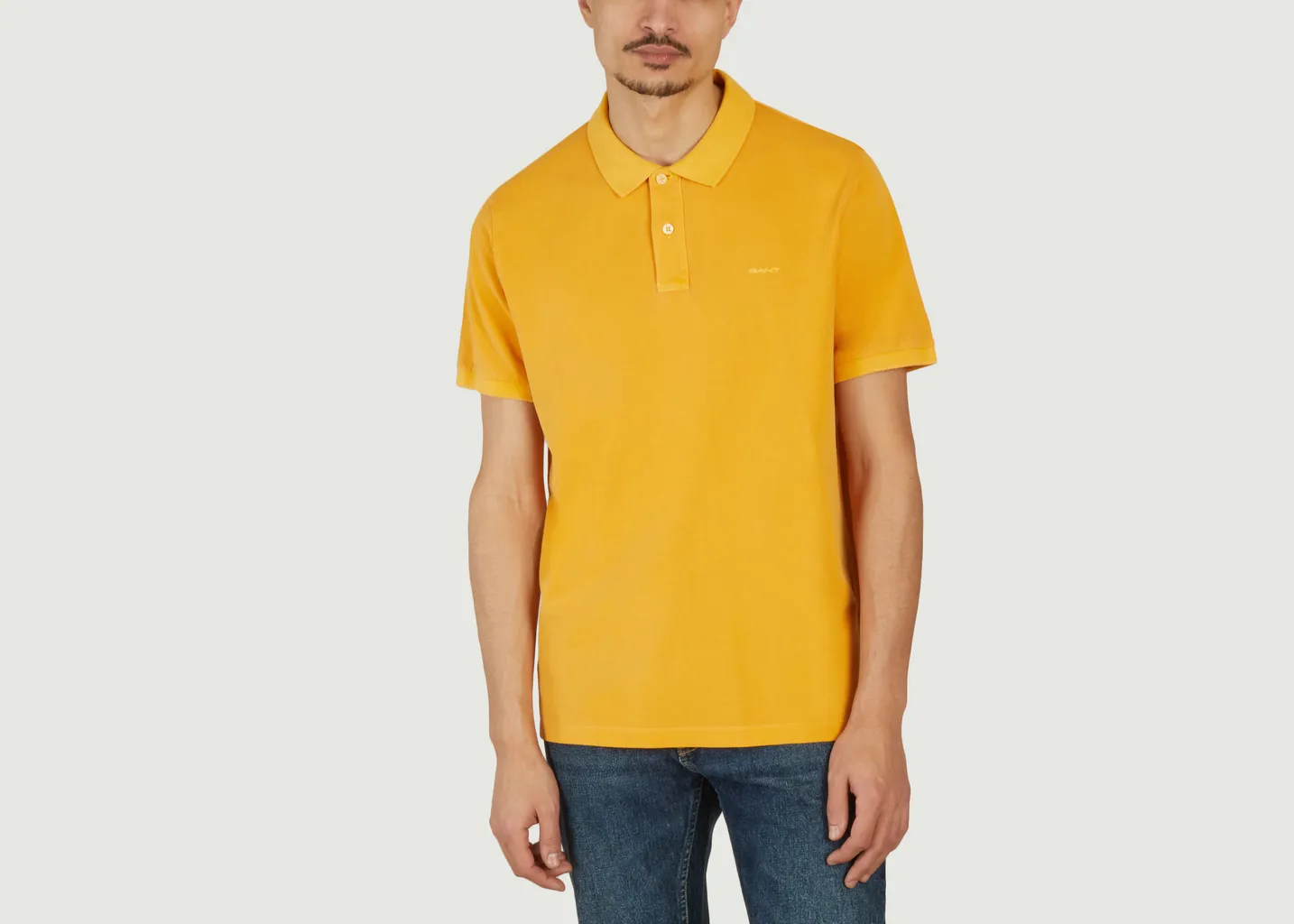 Polo en coton piqué Sunfaded Gant