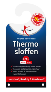 Lucovitaal Thermo Sloffen Maat  41-45 1PR