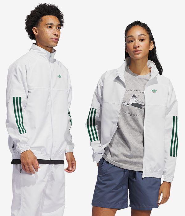 adidas Gazelle Track Jacke (cry white dark green)