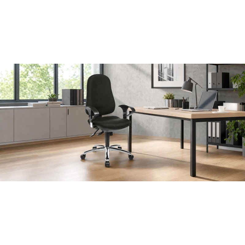 Fauteuil de bureau 'Support SY Deluxe', noir