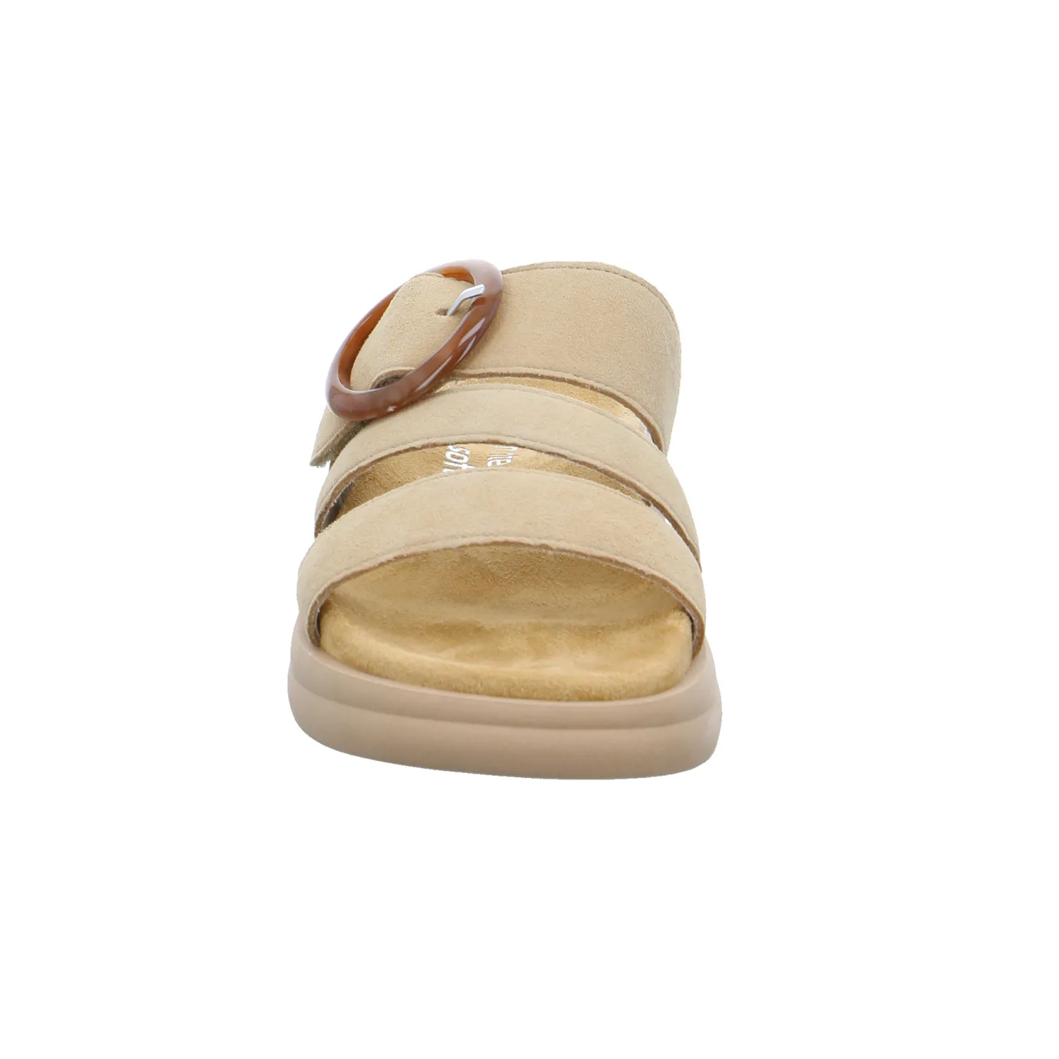 REMONTE Pantolette Beige Leder