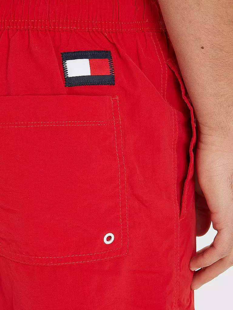 TOMMY HILFIGER Badeshorts rot