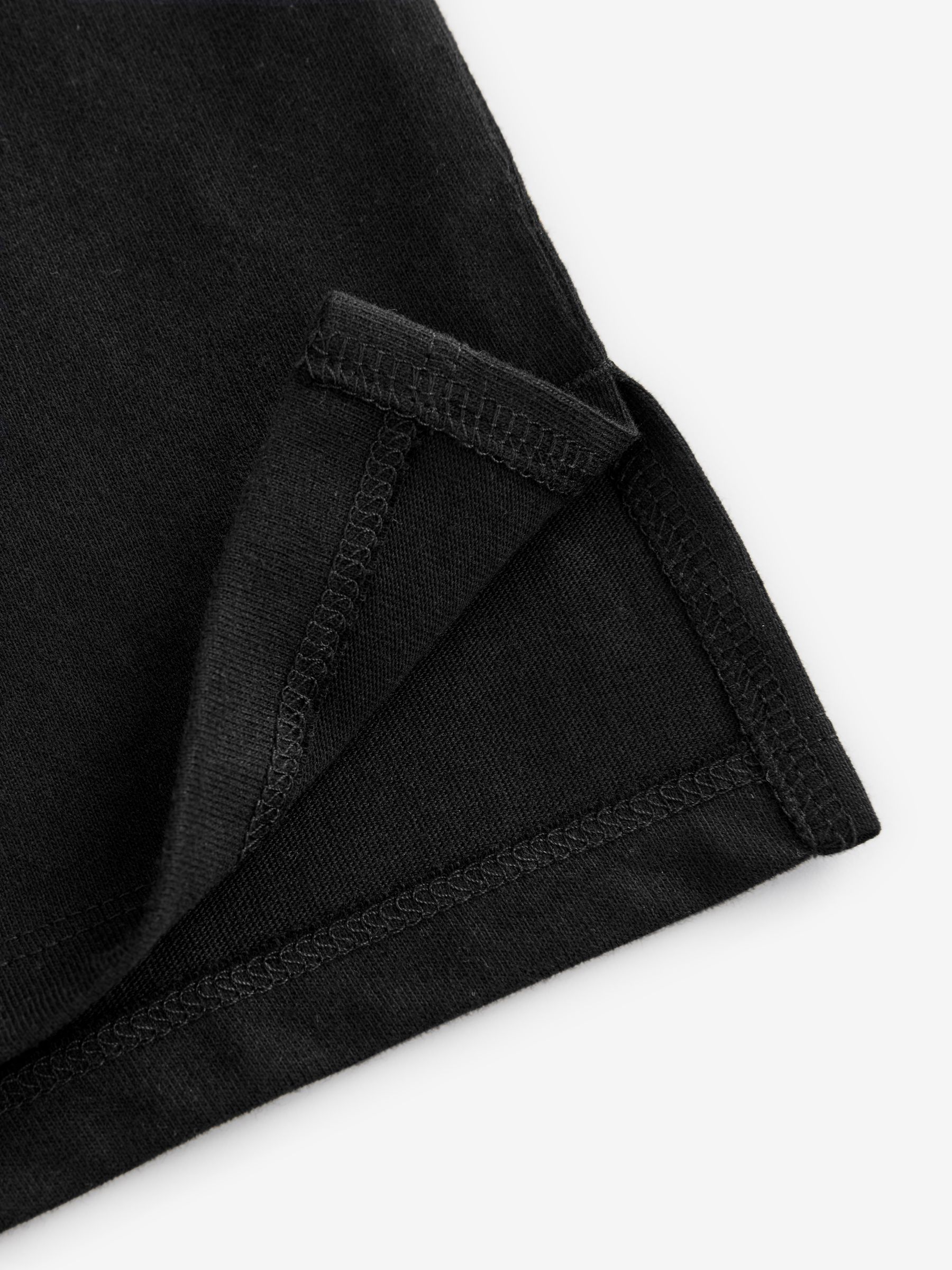 Zwart - Oversized T-shirt (3-16 jr)
