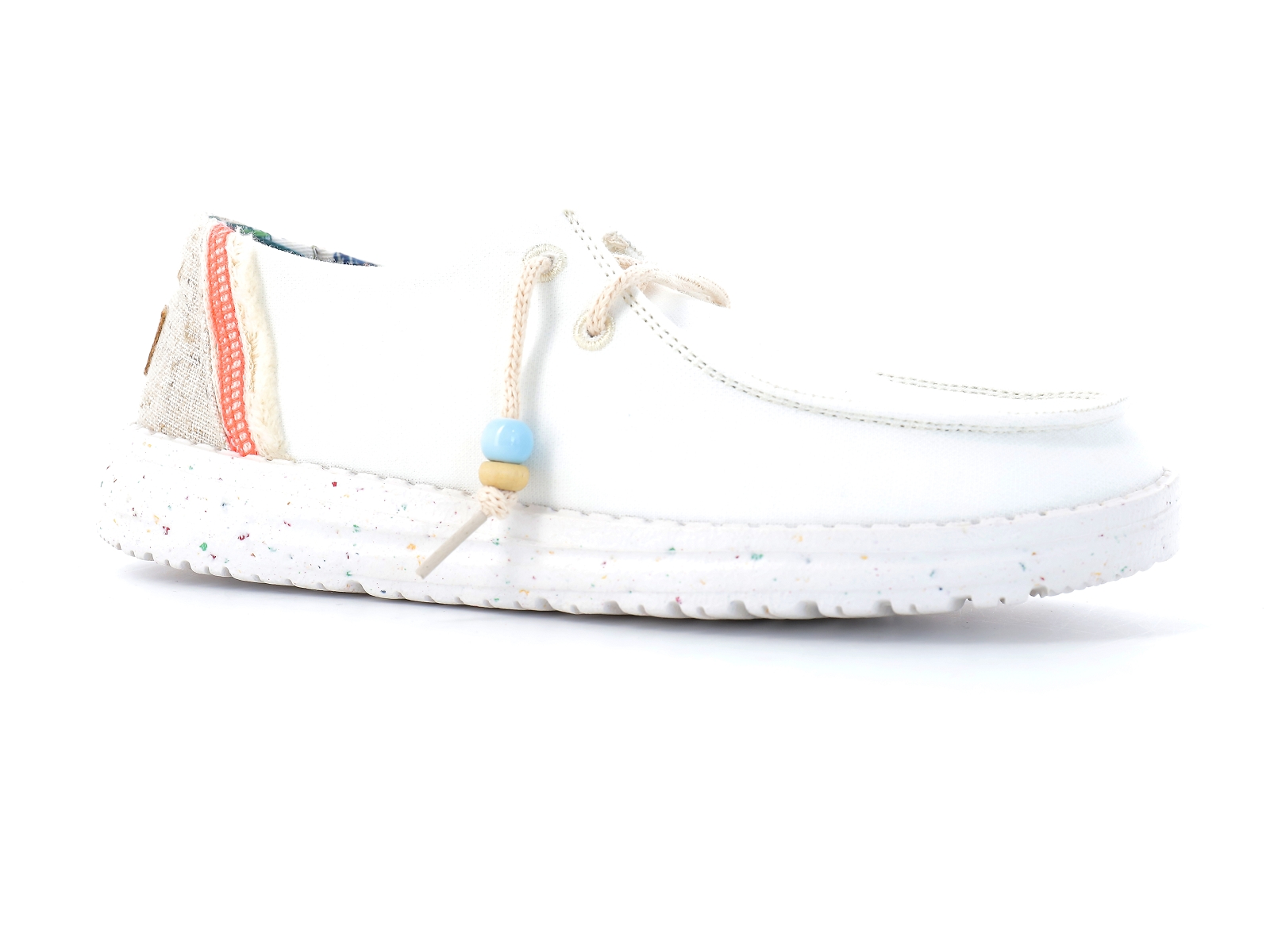 Hey dude-WENDY NATURAL D22150212 Textile Blanc