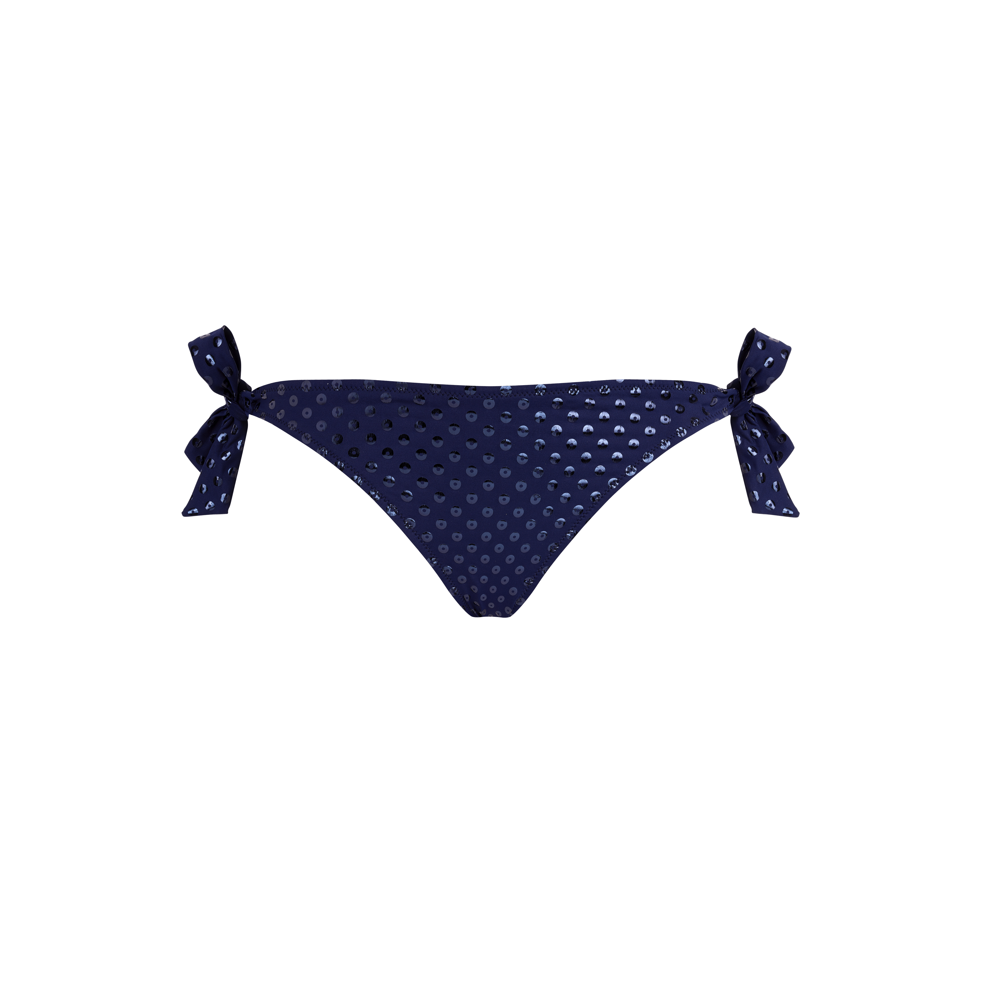 Bas de maillot de bain à nouer femme strass en relief