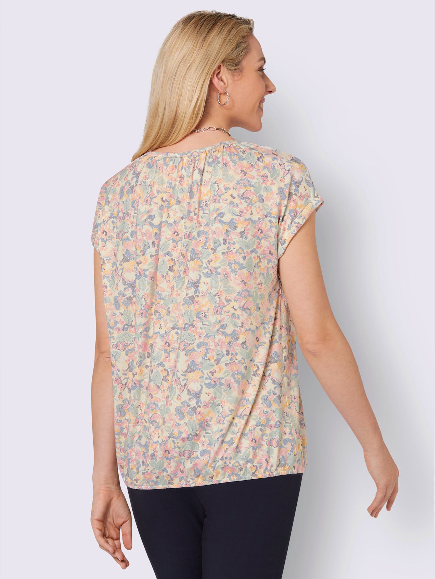 T-shirt imprimé coupe affinante