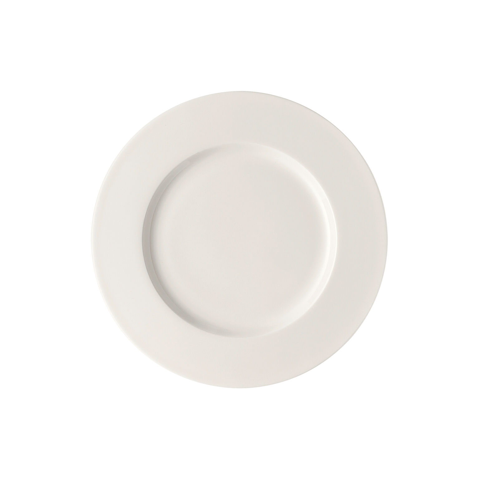 Brillance Bone China Weiss Frühstücksteller 23 cm Fahne