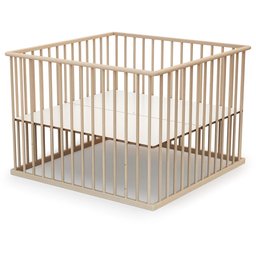 WEBABY Laufgitter 100 x 100 cm Buche unbehandelt