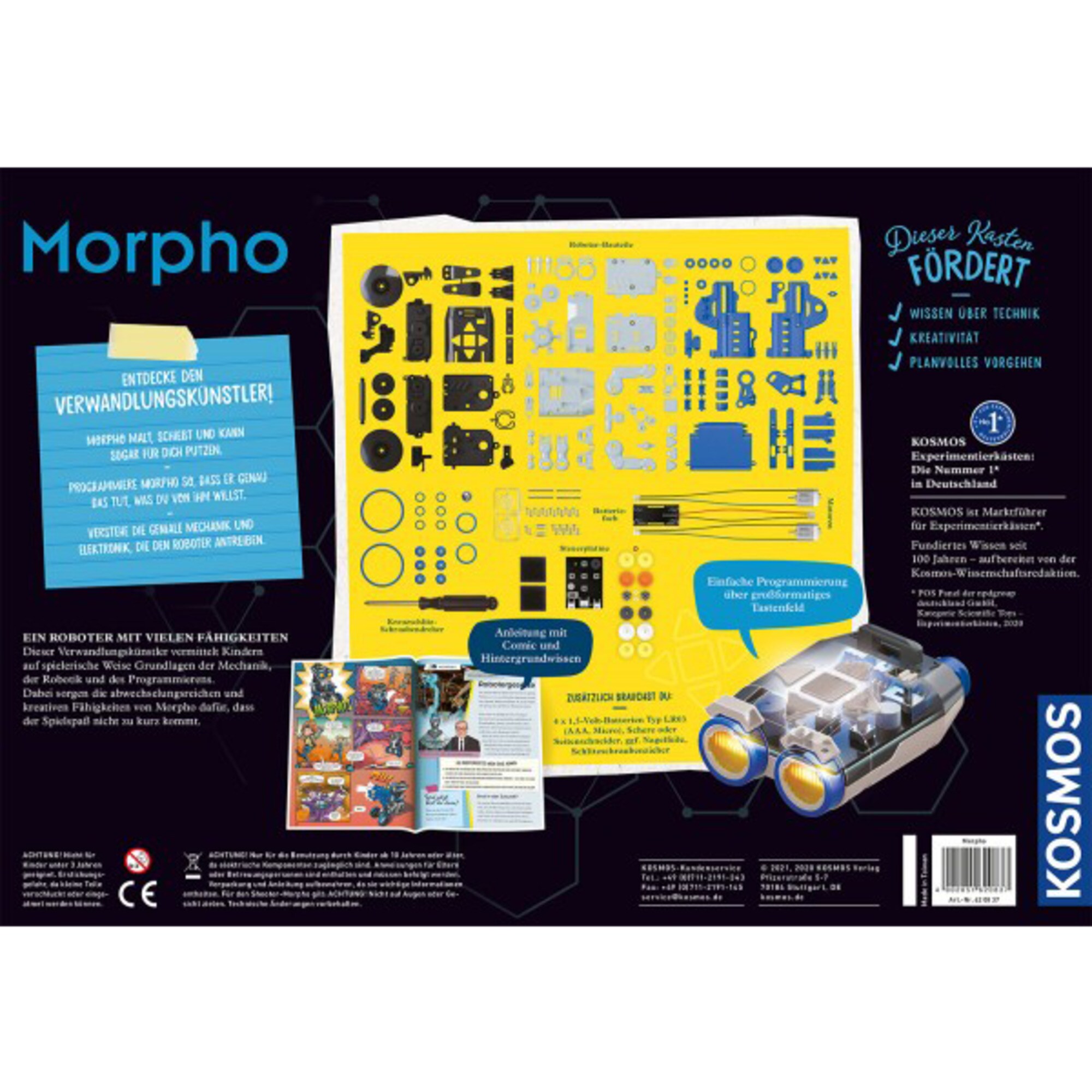 Kosmos Roboter Morpho - Dein 3-in-1 Roboter