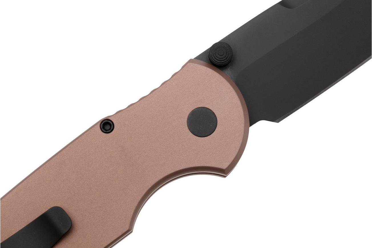Pro-Tech TR-3 Integrity INT103-FDE, Black DLC CPM S35VN, Flat Dark Earth Aluminum, zakmes