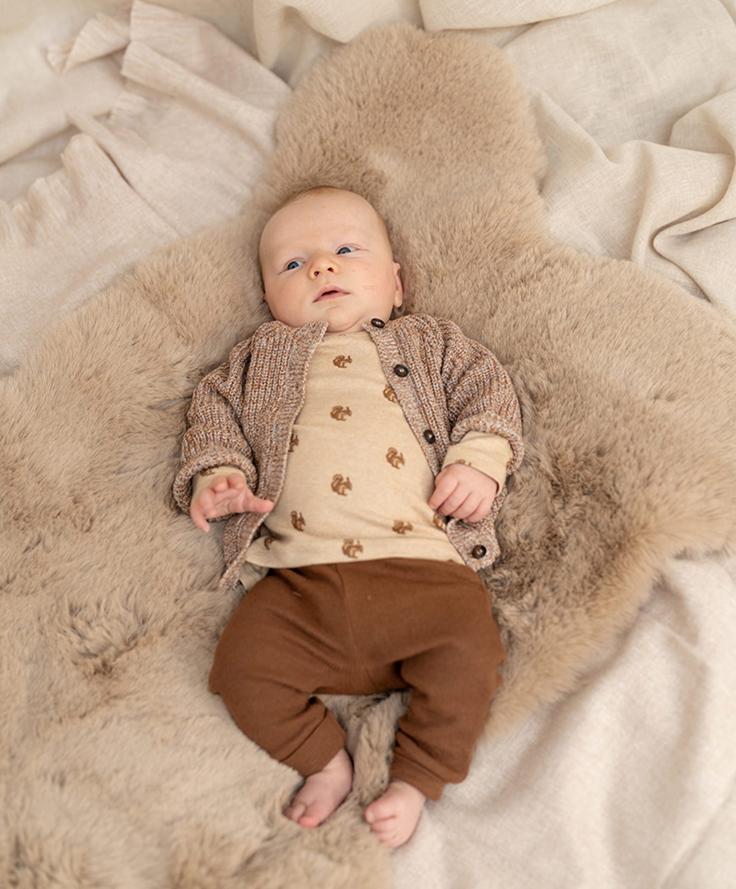 A Tiny Story Uniseks longsleeve beige