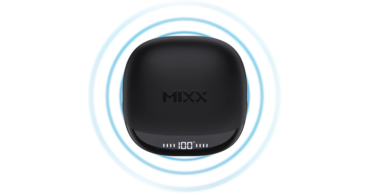 MIXXStreamBuds Sports Charge 2: Wireless Earbuds in-ear oortjes  (Zwart)